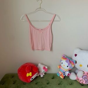 forever 21, light pink, cropped tank